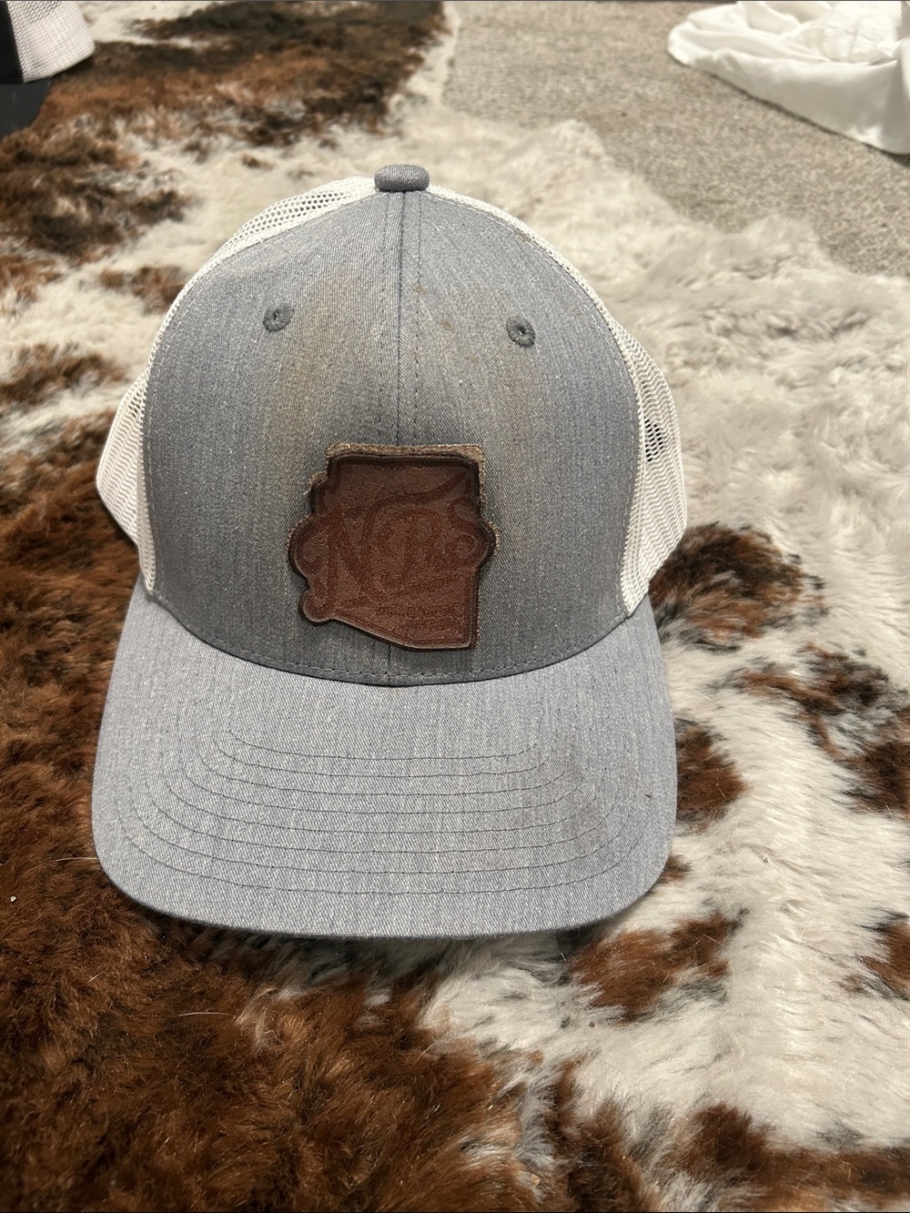 Grey trucker hat